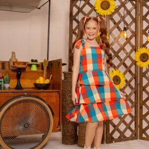 Vestido Lorena (Xadrez Colors)