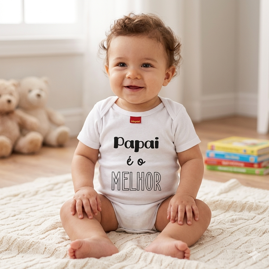 Body Bebê “Papai é o Melhor”